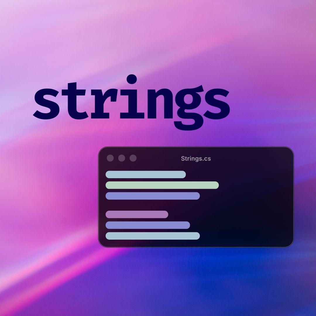 strings header image