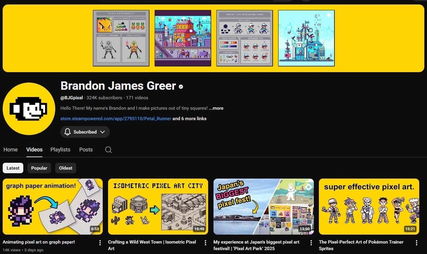 brandon james greer youtube channel