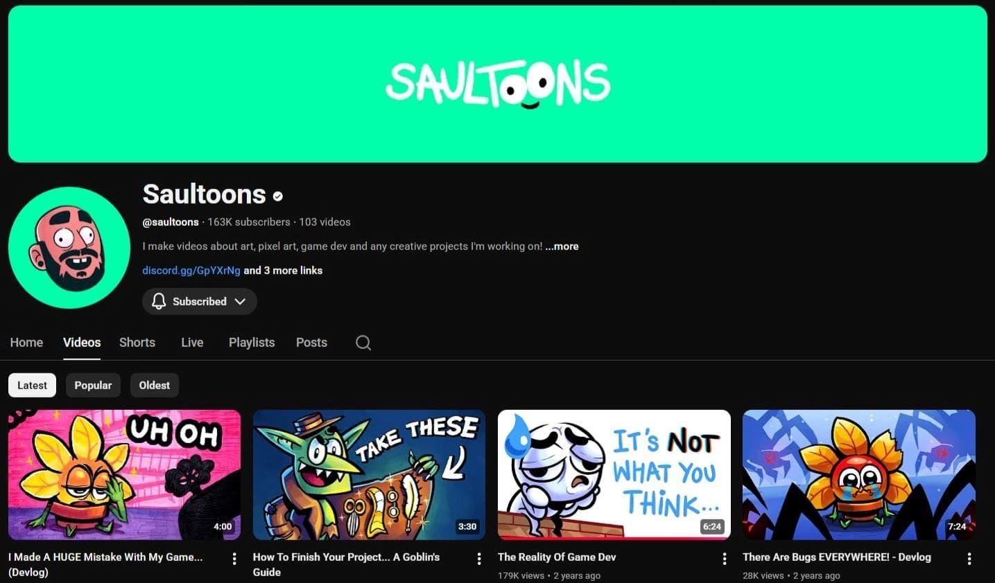 saultoons youtube channel