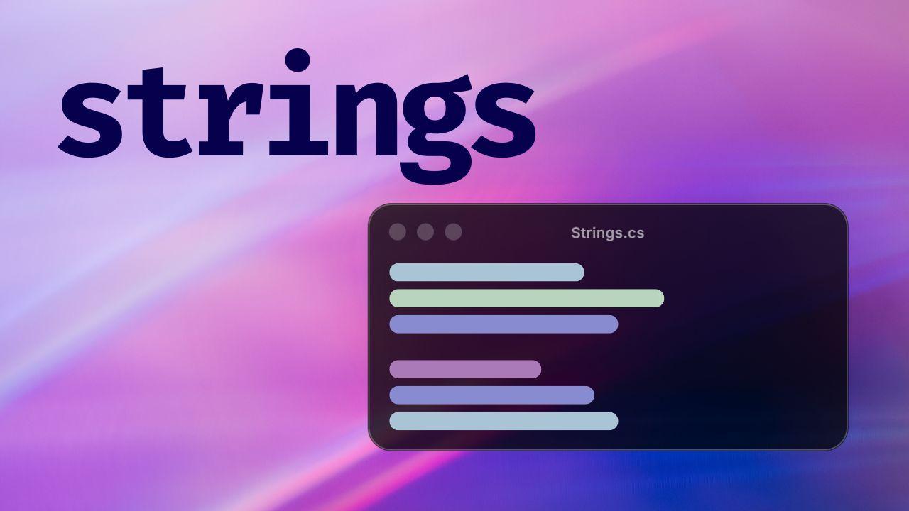 strings header image
